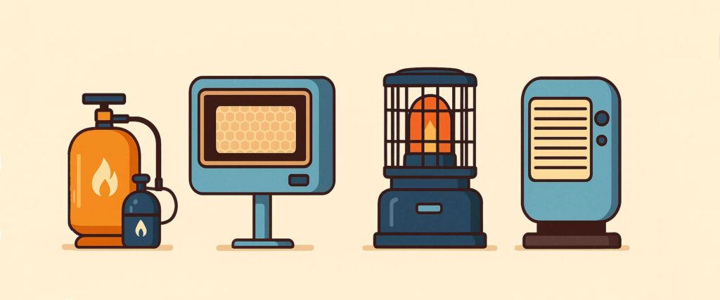Combustibles para calentadores portatiles