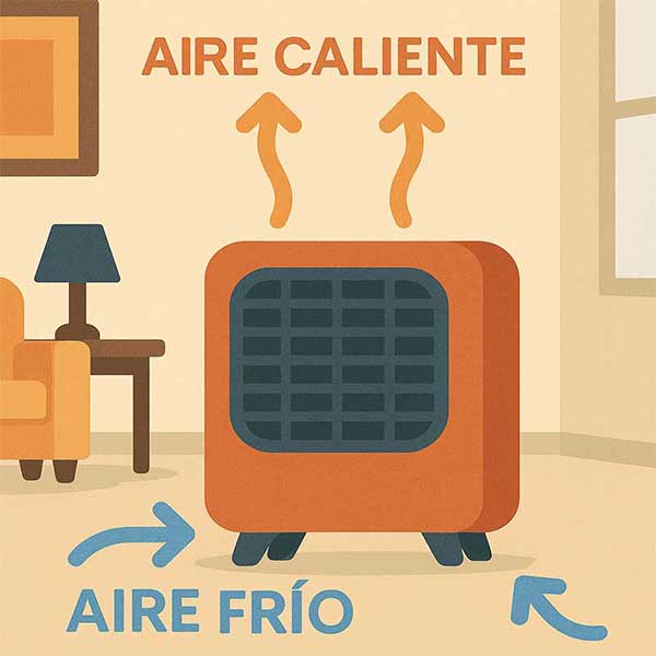 Convección: Calentando el Aire de la Habitación