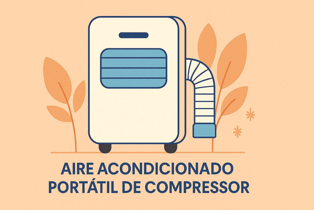 aire acondicionado portátil de compresor