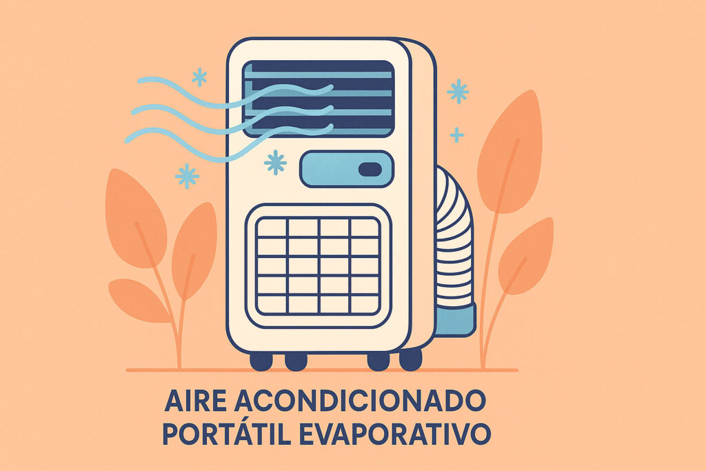 aire acondicionado portátil evaporativo