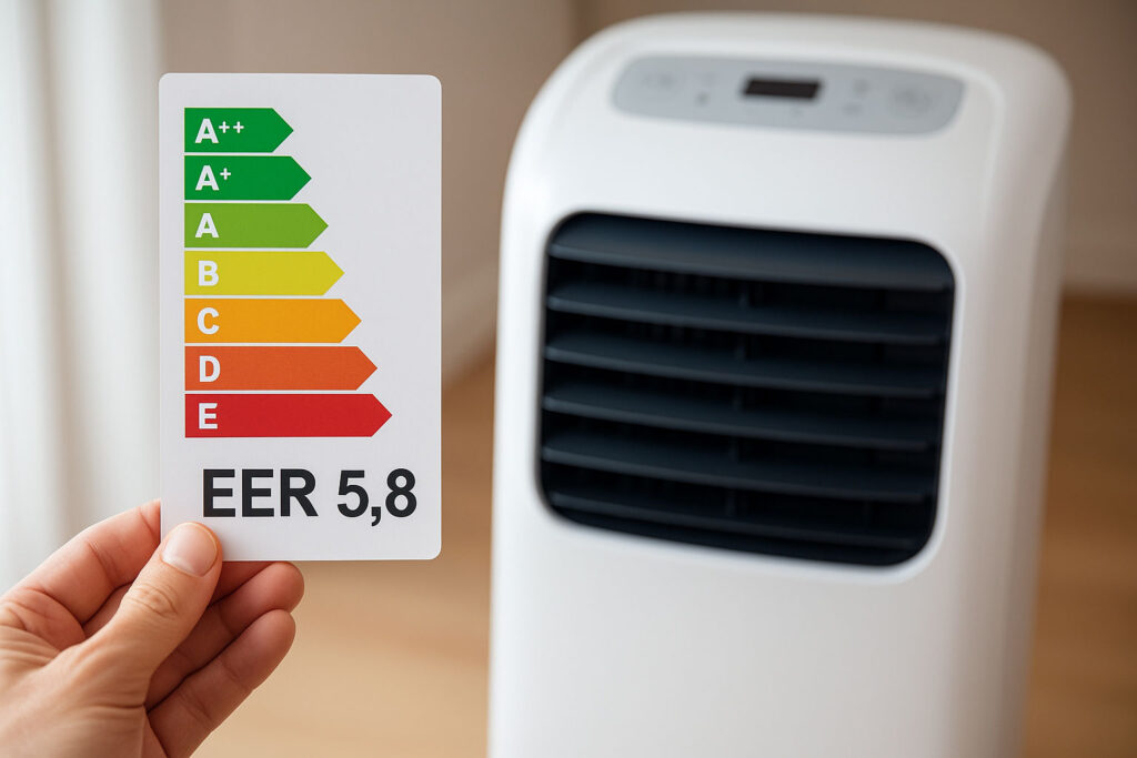 Eficiencia energética en aires acondicionados portátiles 