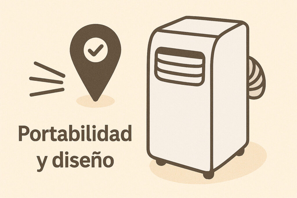 Portabilidad y diseño en aires acondicionados portátiles 